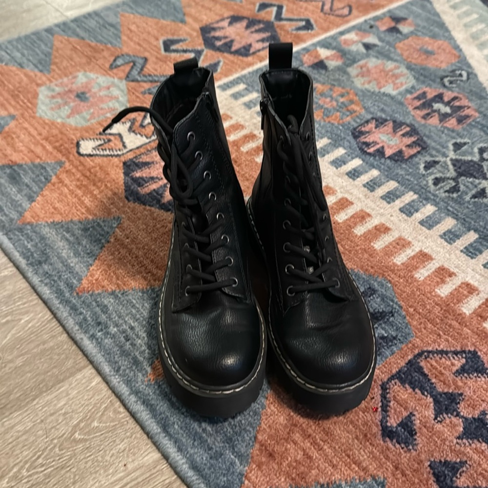Sincerely Jules black combat boots.